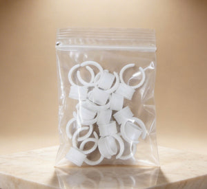 Serum Finger Rings Medium white Hard 50 & 100 Pack